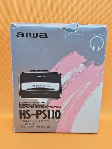 Aiwa ps110 walkman mit ovp - aiwa,