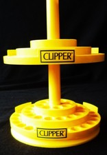 CLIPPER -Präsentationsständer - Thekenaufsteller 2er Karussell für 96 Feuerzeuge