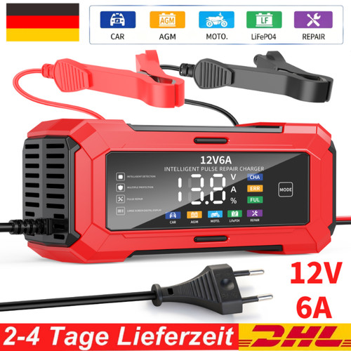 12v autobatterie ladegerät - 12v, 6a
