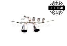 R32 R20 Look Edelstahl Sportauspuff für VW Golf 5 und Golf 6 Endrohre 101 mm