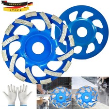 Diamant Topfscheibe Ø125 mm Betonschleifer Schleifteller Beton Estrich Granit.