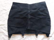 VINTAGE 70er Mieder Hüftgürtel Gr.44  Schwarz SEHR STRAMM! Seitliche Einsätze