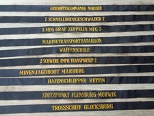 10 Mützenbänder Bundesmarine
