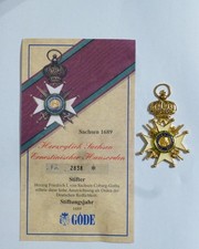 Orden Abzeichen Göde Sachsen