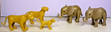 Playmobil Tiere 2 kleine Elefanten 2 Löwinnen 1 Löwen-Baby zu Safari Zoo #4