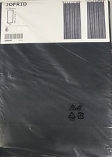 IKEA Gardinen Vorhänge Jofrid dunkel blaugrau 145x300cm Leinen  903.997.74 NEU