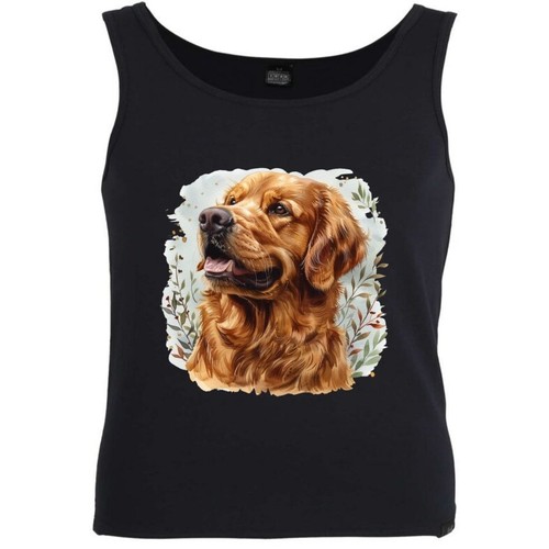 Tank top golden retriever - tank,