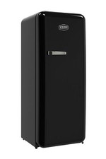 Retro Kühlschrank Havanna, 50er Jahre Look, Weinregal, Gemüsefach, black, RC330