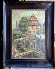 ::OIL PAINTING CHURCH