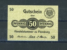 Flensburg 50 Pfennig Notgeld /