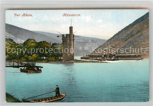 Bingen rhein maeuseturm - bingen,