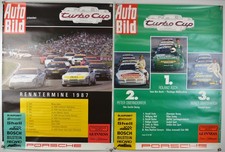 2er Set Poster Porsche 944 Turbo Cup 1987 Renntermine + Ergebnisse 101 x 76cm