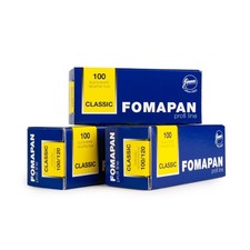 3x Fomapan 100 Classic 120