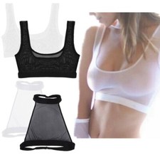 iiniim Damen Mesh Crop