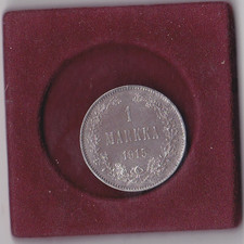Finland 1 Markkaa 1915 Silber