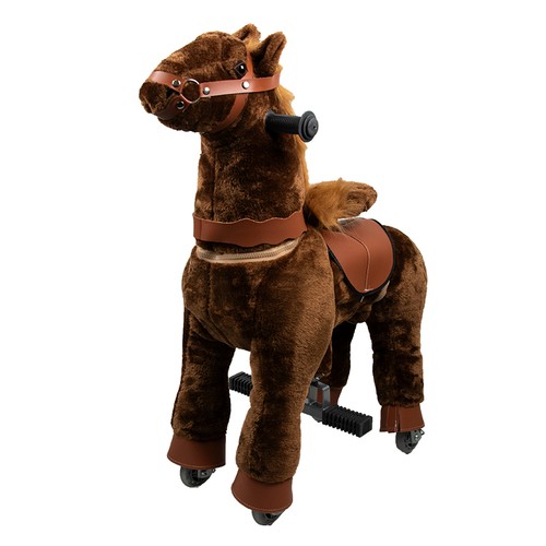 Reitpferd auf rollen - auf, |