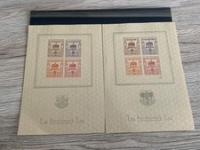 Finsterwalde Block 1+2 Originalgummierung mit Erstfalz!!!