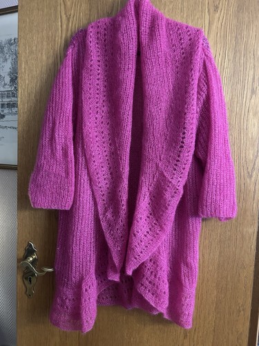 Handgestrickte lange jacke - lange,