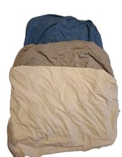 Spannbettlaken 70x140cm / Weiss/Grau/ Blau