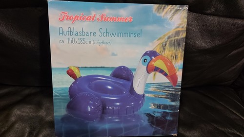 Aufblasbare schwimminsel tukan - schwimminsel,