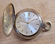Zentra Vintage Taschenuhr Uhr mechanisch Handaufzug