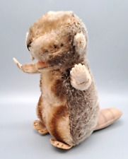 Steiff ? Biber Nagy Höhe ca. 17cm Mohair feste Füllung Vintage