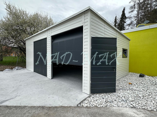 #Blechgarage 8x6x3m
