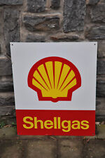 Altes Blechschild Shellgas,Tankstelle,Oldtimer,Garage,Shell,Automobil,Kraftstoff