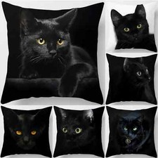 Kissenbezug schwarze Katze