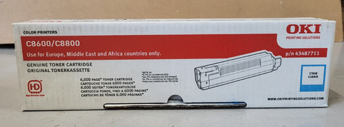 Toner oki 43487711 cyan neu - toner,