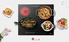 Ekatro-Ceran Kochplatte 6700W Glaskeramik-Kochplatte 9 Heizstufen 4 Brenner