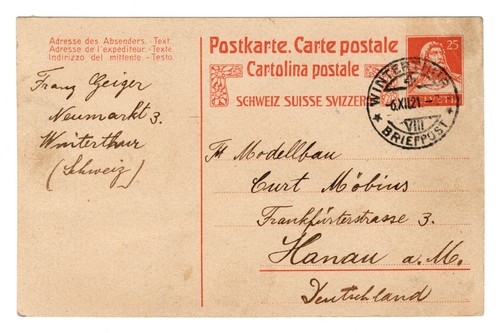 1921 postkarte schweiz - 1921,