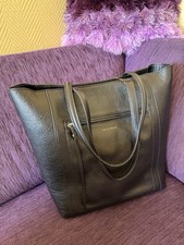 Coccinelle Tasche Shopper Business Groß Schwarz Leder Neu