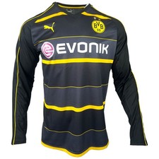 Puma Borussia Dortmund Trikot Away BVB Spielertrikot LS 2016/2017 XL Schwarz