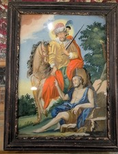 museales Hinterglas Bild Hl