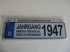 Albatros Namensschilder