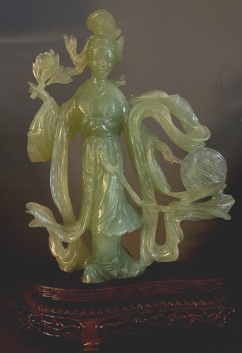 Jade stein skulptur - jade,