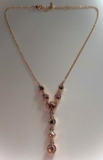 Roségold halskette mit - roségold,