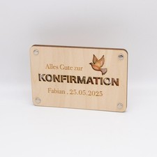 Holzkarte geldgeschenk zur - holzkarte,