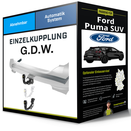 Abnehmbare anhängerkupplung - abnehmbare,