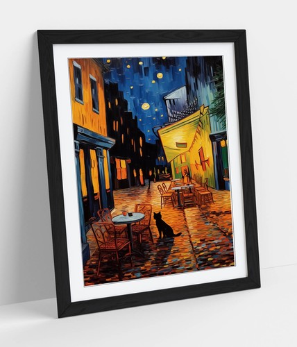 Van gogh cafe terrasse bei - van,