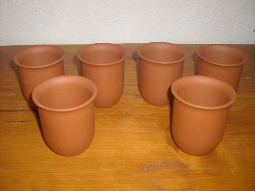 Tonbecher l unglasiert - 0,2,