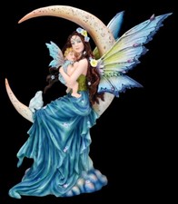 Elfenfigur - Mondfee Luna mit