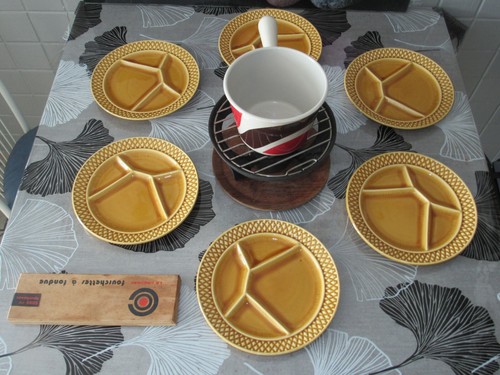Creuset fondueservice aus - creuset,
