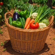 Weidenkorb Kaminholzkorb