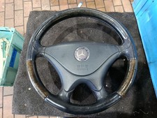 Original Mercedes Benz R170 SLK Lenkrad Holz Leder VOGELAUGENAHORN Lederlenkrad