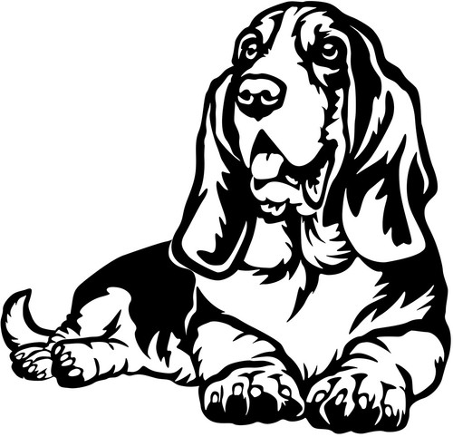 Basset aufkleber - aufkleber,