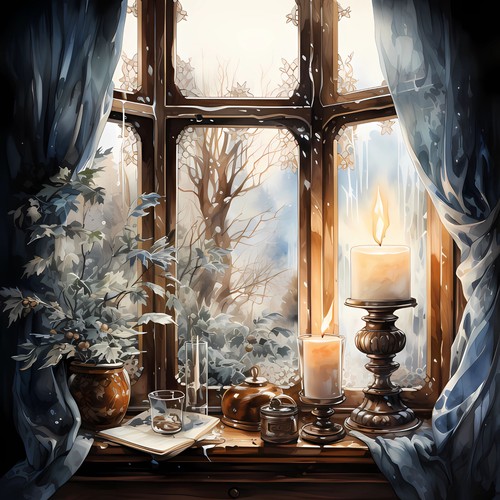Wandbild vintage fenster - vintage,
