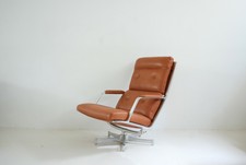 KILL International FK 85 Preben Fabricius & Jorgen Kastholm Lounge CHAIR cognac