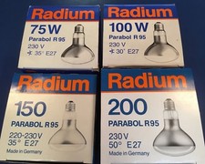 RADIUM PARABOLSPIEGEL LAMPEN